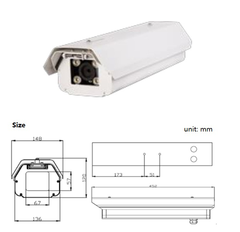 Automatic license plate recognition camera LP1