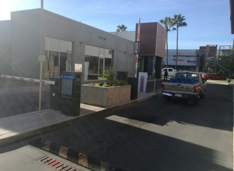 The Key Equipment At The Entrance For Parking Management-- Ticket Dispenser