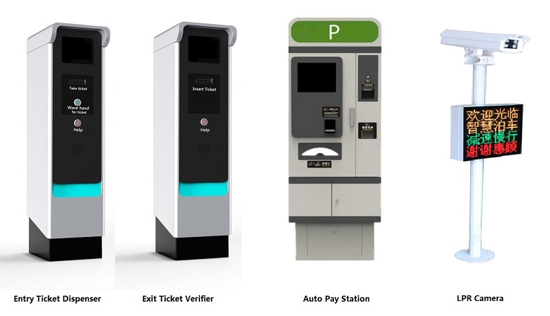 Touchless solution for parking management system