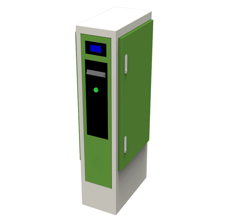 Entry station barcode / QR code ticket dispenser CP2