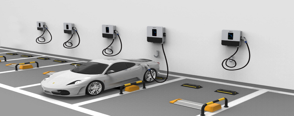 Parking Flap Lock Applies in New Energy Vehicle Parking Lot